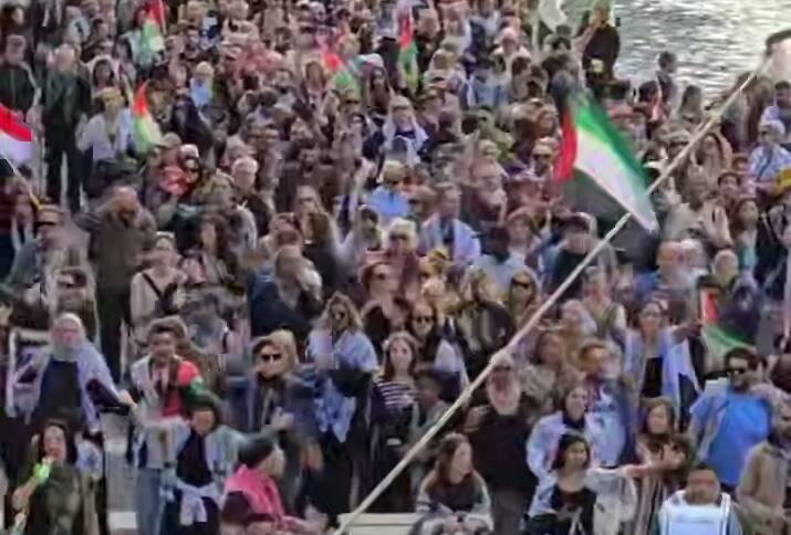  راهپیمایی حامیان فلسطین در سوئد