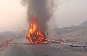 فیلم/ تصادف مرگبار پژو پارس با نیسان در جاده دارالمیزان به گله دار