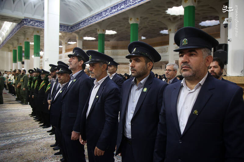 عکس / آیین خطبه خوانی خادمان حرم حضرت فاطمه معصومه (س) 19