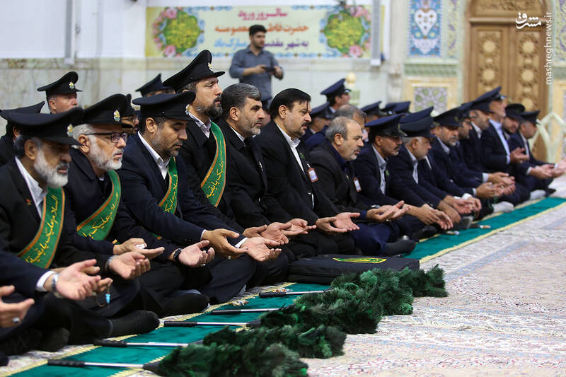 عکس / آیین خطبه خوانی خادمان حرم حضرت فاطمه معصومه (س) 14