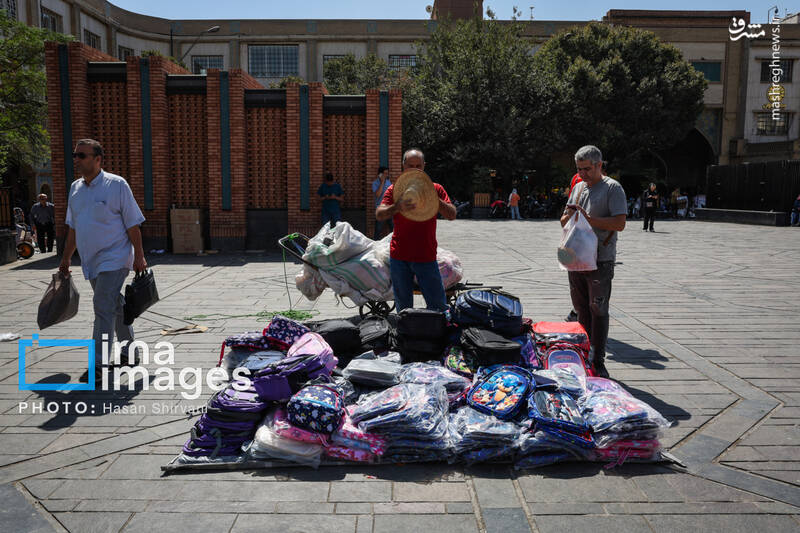 عکس/ بازار نوشت افزار در آستانه آغاز سال تحصیلی