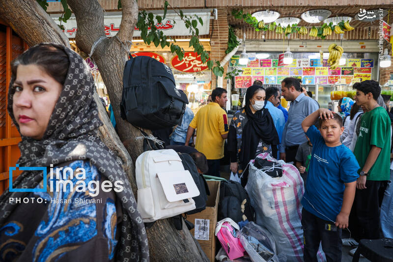 عکس/ بازار نوشت افزار در آستانه آغاز سال تحصیلی