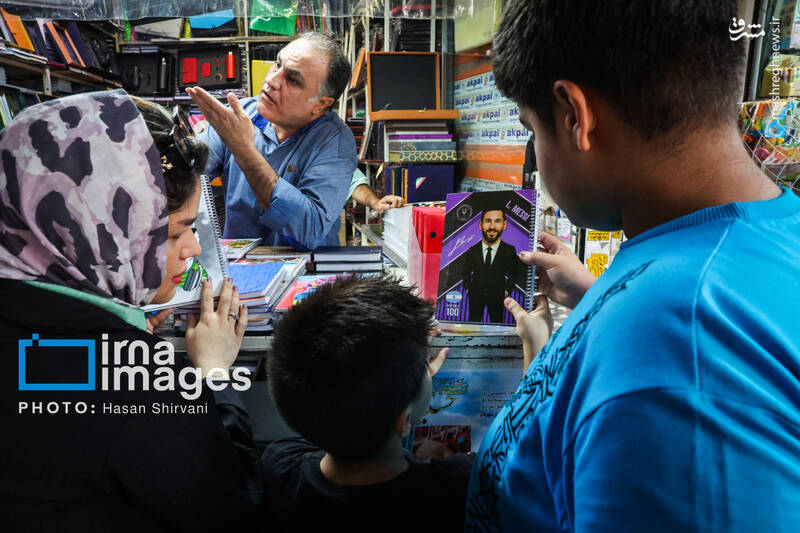 عکس/ بازار نوشت افزار در آستانه آغاز سال تحصیلی