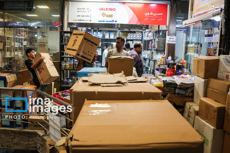 عکس/ بازار نوشت افزار در آستانه آغاز سال تحصیلی