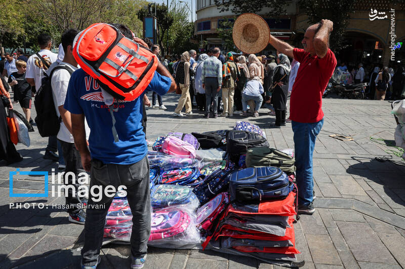 عکس/ بازار نوشت افزار در آستانه آغاز سال تحصیلی