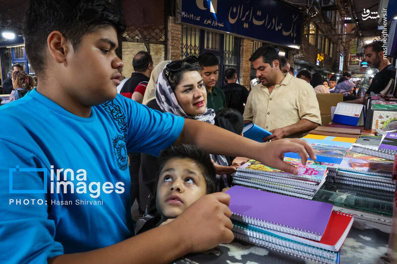 عکس/ بازار نوشت افزار در آستانه آغاز سال تحصیلی