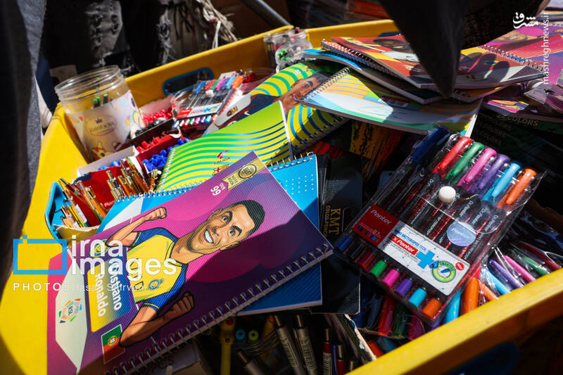 عکس/ بازار نوشت افزار در آستانه آغاز سال تحصیلی