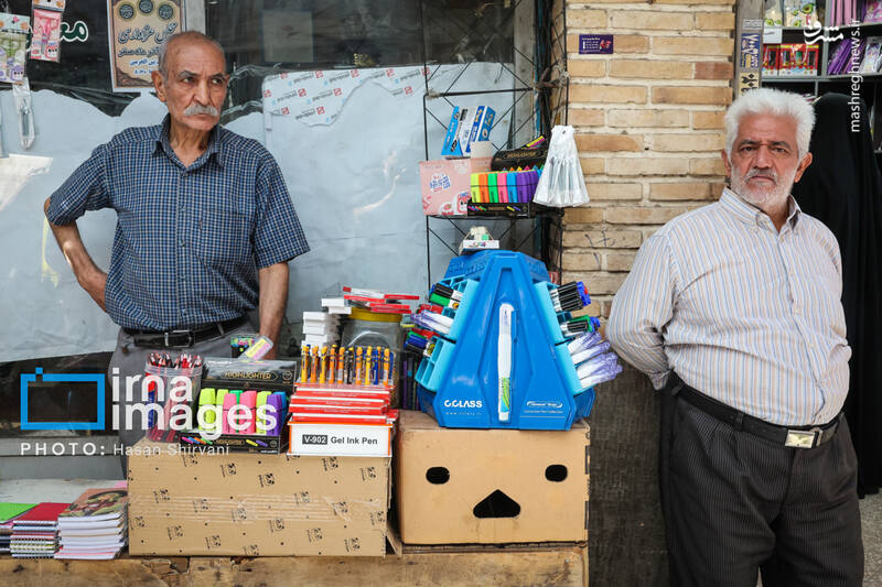 عکس/ بازار نوشت افزار در آستانه آغاز سال تحصیلی