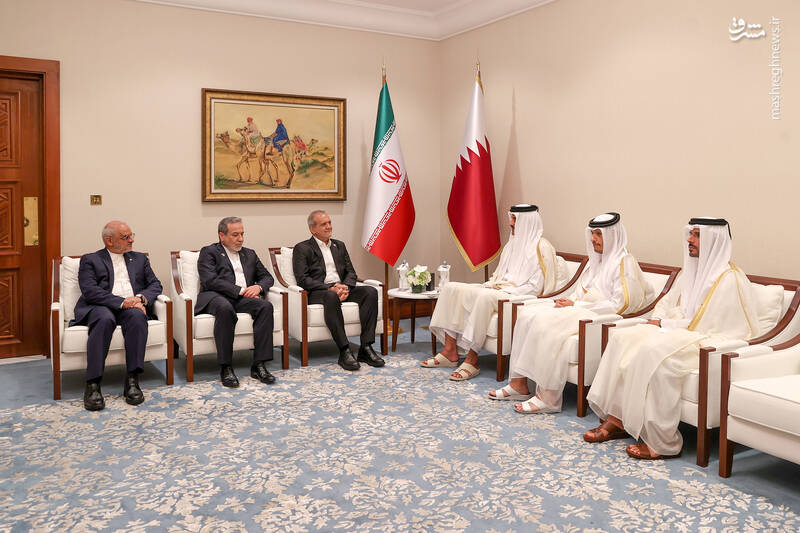 دیدار با امیر قطر دیدار با امیر قطر