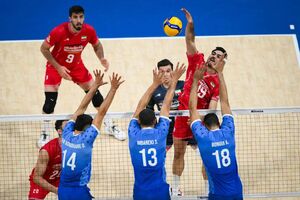 فیلم / خلاصه والیبال ایران 3 - تونس 1