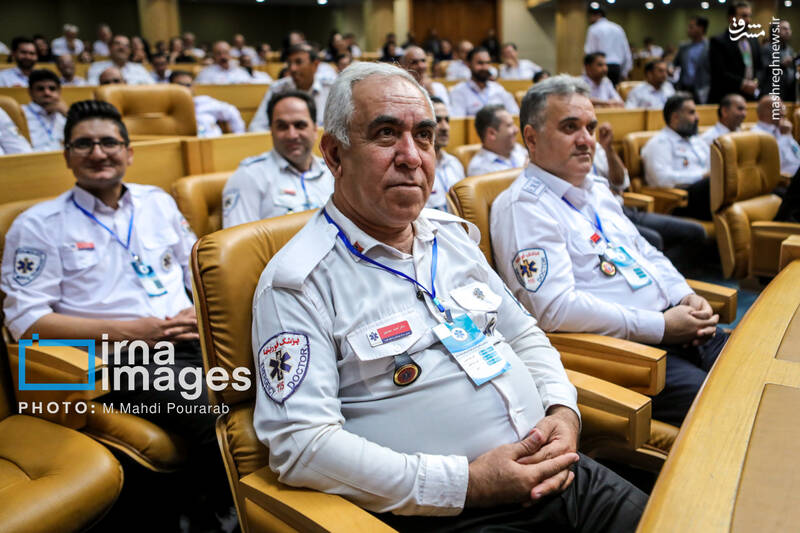 عکس / حضور پزشکیان در پنجاهمین سالگرد تأسیس اورژانس 27