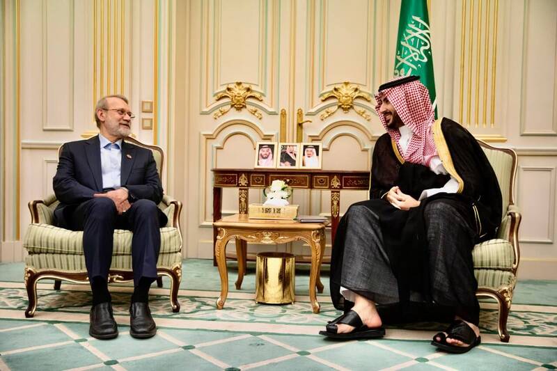 خالد،لاريجاني،سعودي