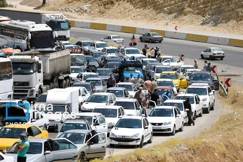 آزادراه،سنگين،ترافيك،مسير،محورهاي،جوي