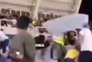 فیلم / حادثه هولناک در ورزشگاه پارس شیراز