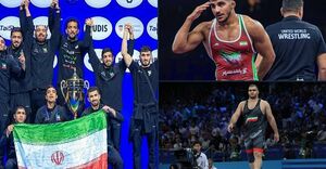 دلاوران کشتی‌ با وجود تلخی‌های زورگویان جهانی، ملت رو شاد کردند!