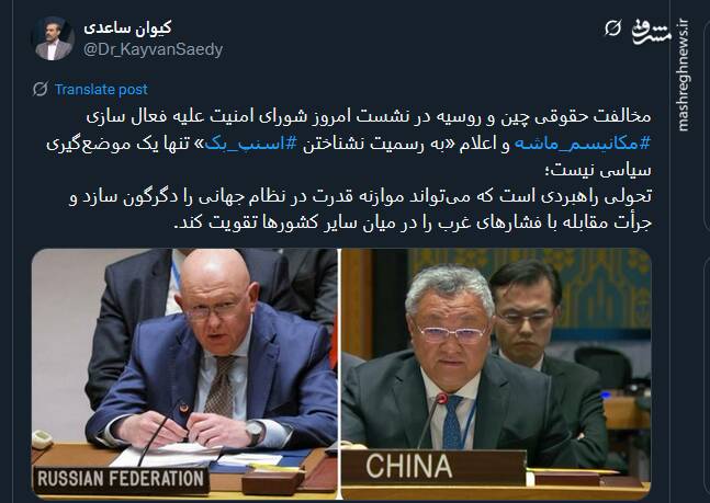 واکنش ها نسبت به اسنپ بک