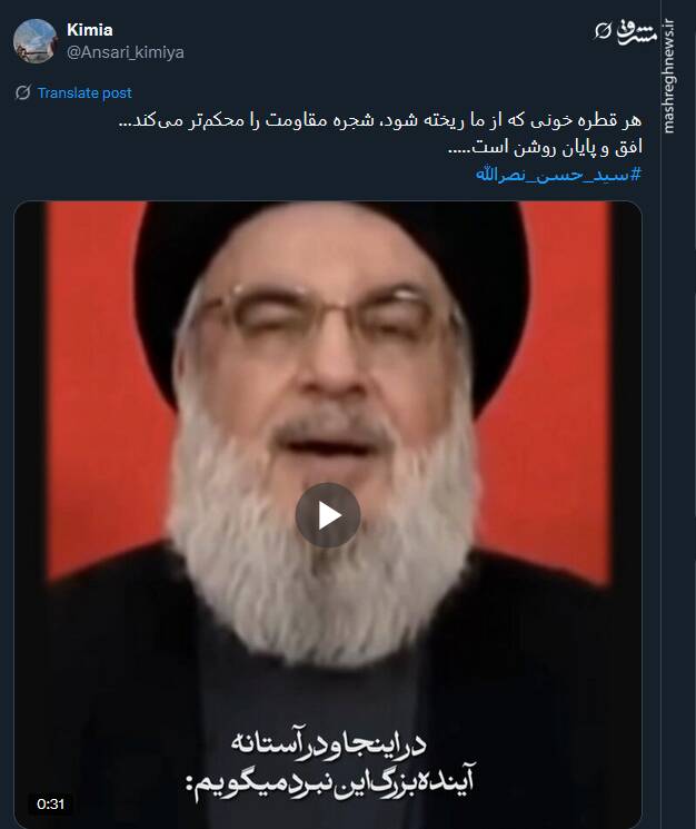 دلنوشتههایی در سالگرد آخرین سخنرانی شهید نصرالله