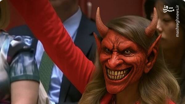 زنی که به نماد شیطان تشبیه شد +فیلم