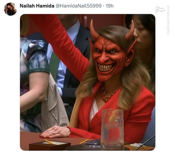 زنی که به نماد شیطان تشبیه شد +فیلم