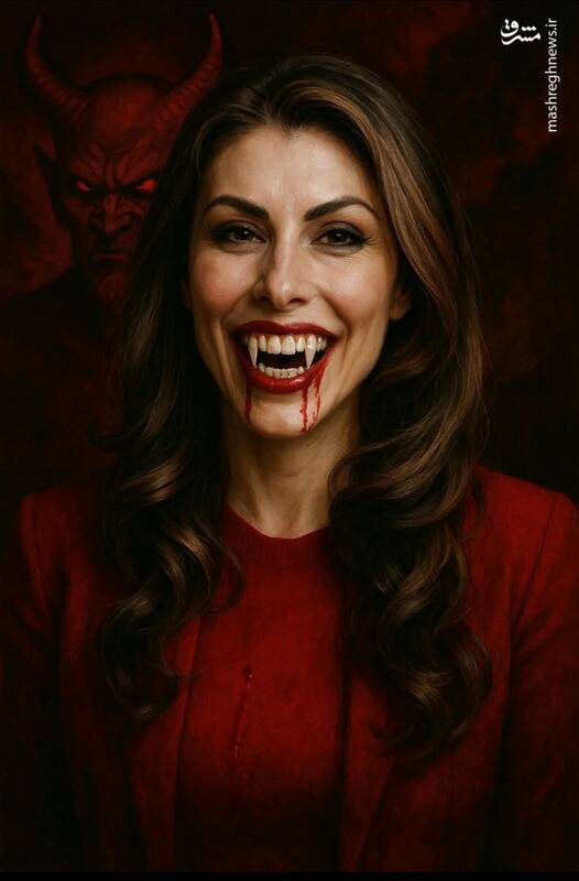 زنی که به نماد شیطان تشبیه شد +فیلم