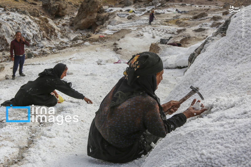 عکس / معدن نمک «قلعه رشید» 15