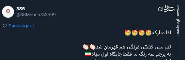 خوشحالی کاربران از دبل قهرمانی در تاریخ کشتی ایران 11