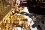اولین تصاویر از کشف سلاح سارقان طلا در قشم