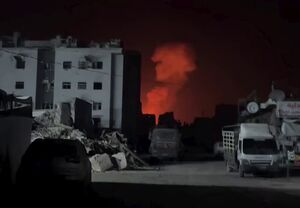 تخریب شبانه مناطق مسکونی شهر غزه