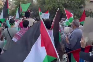 تظاهرات در دمشق علیه رژیم صهیونیستی