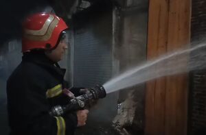 اعلام جزئیات آتش سوزی بازار خشکبار مصلی مشهد