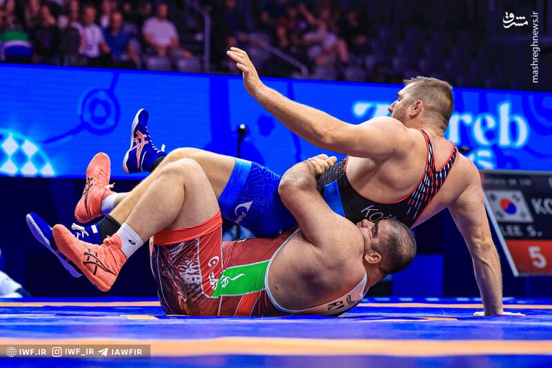 عکس/ رقابتهای کشتی فرنگی قهرمانی جهان در کرواسی