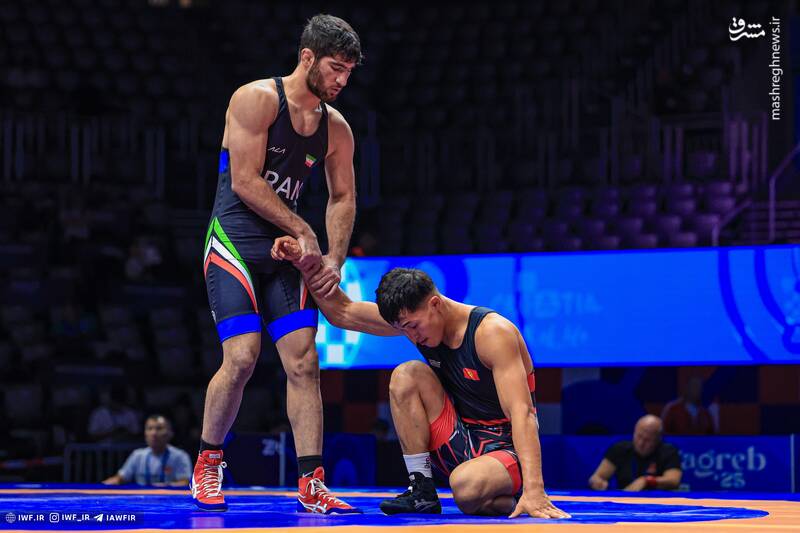 عکس/ رقابتهای کشتی فرنگی قهرمانی جهان در کرواسی