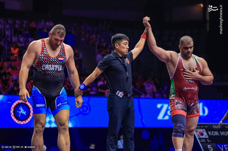 عکس/ رقابتهای کشتی فرنگی قهرمانی جهان در کرواسی