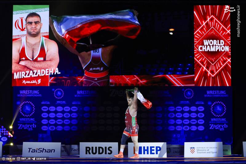 عکس/ رقابتهای کشتی فرنگی قهرمانی جهان در کرواسی