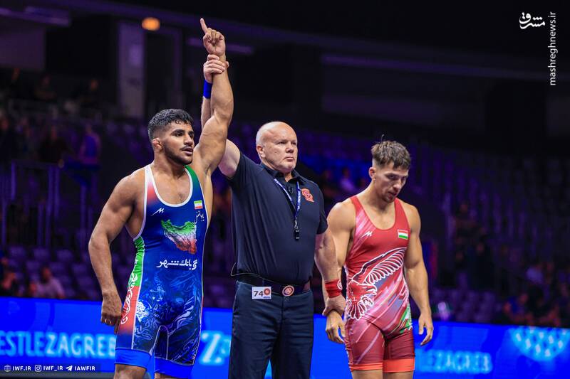 عکس/ رقابتهای کشتی فرنگی قهرمانی جهان در کرواسی