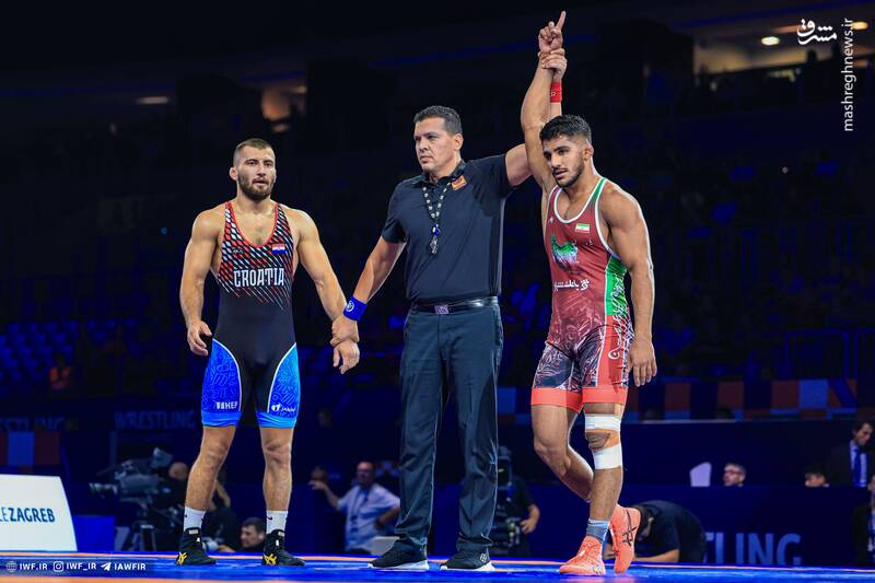عکس/ رقابتهای کشتی فرنگی قهرمانی جهان در کرواسی