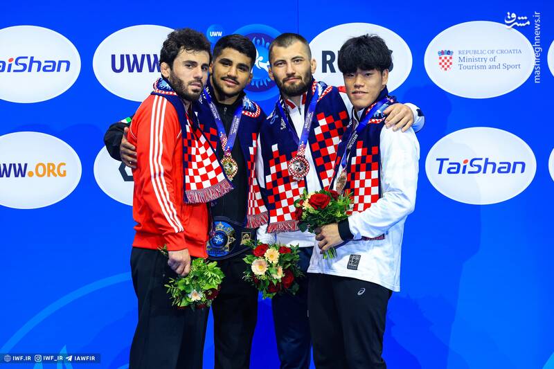 عکس/ رقابتهای کشتی فرنگی قهرمانی جهان در کرواسی