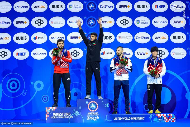 عکس/ رقابتهای کشتی فرنگی قهرمانی جهان در کرواسی