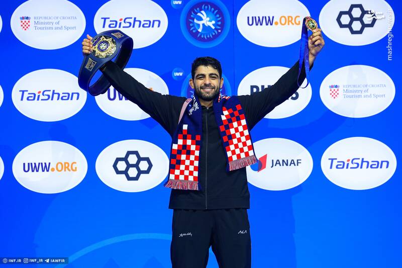 عکس/ رقابتهای کشتی فرنگی قهرمانی جهان در کرواسی