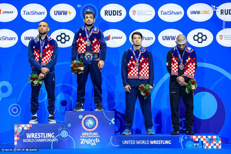 عکس/ رقابتهای کشتی فرنگی قهرمانی جهان در کرواسی