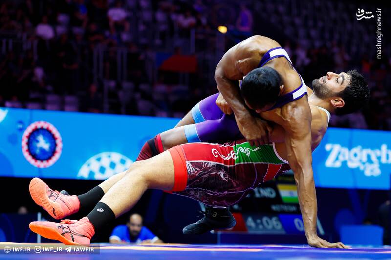 عکس/ رقابتهای کشتی فرنگی قهرمانی جهان در کرواسی