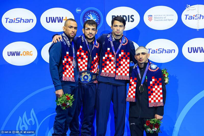 عکس/ رقابتهای کشتی فرنگی قهرمانی جهان در کرواسی