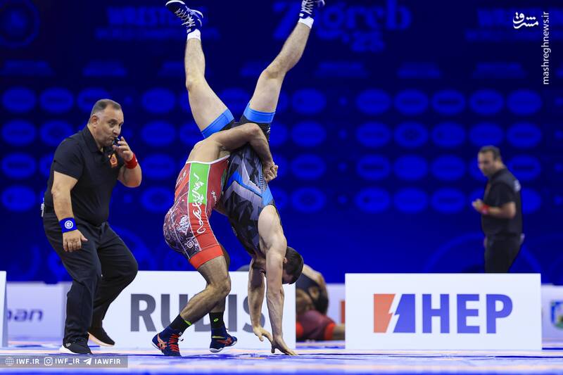 عکس/ رقابتهای کشتی فرنگی قهرمانی جهان در کرواسی