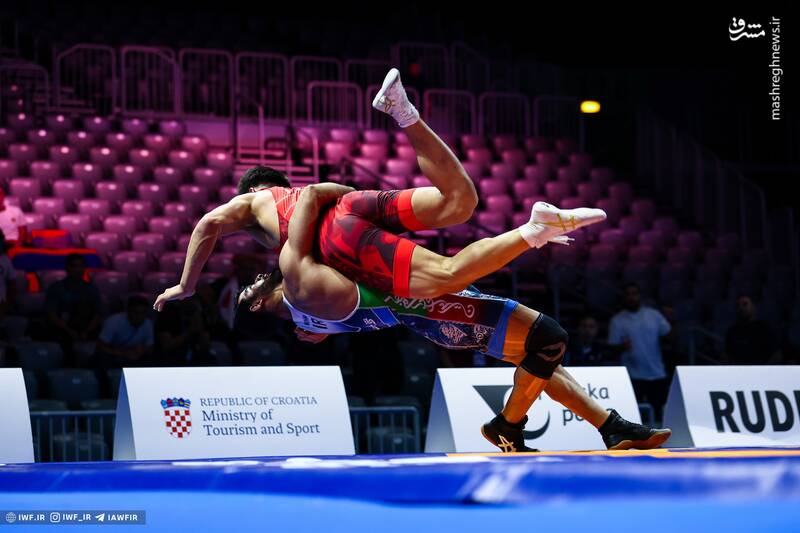 عکس/ رقابتهای کشتی فرنگی قهرمانی جهان در کرواسی