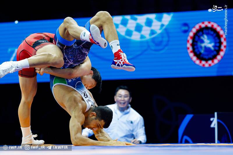 عکس/ رقابتهای کشتی فرنگی قهرمانی جهان در کرواسی