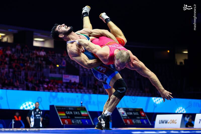 عکس/ رقابتهای کشتی فرنگی قهرمانی جهان در کرواسی