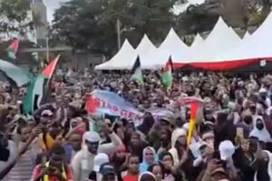 فیلم/ تجمع هزاران کنیایی در حمایت از مردم فلسطین