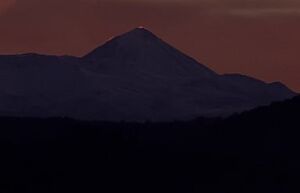 عکس/ چشم‌انداز دماوند از ارتفاعات ساری