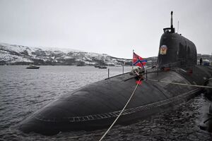 مانور موشکی زیردریایی هسته‌ای روسیه در دریای بارنتز