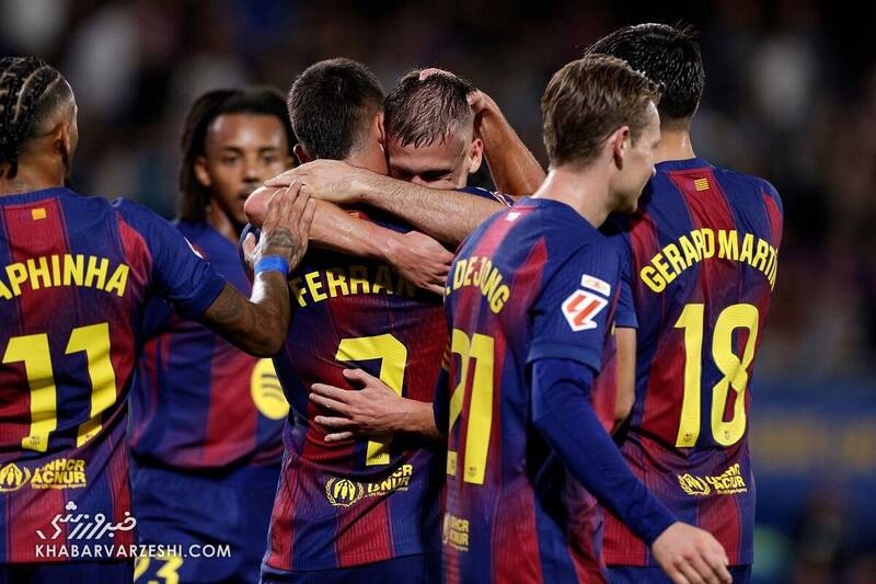 بارسلونا ۳ - ختافه ۰/ تیم فلیک سایه به سایه در تعقیب رئال